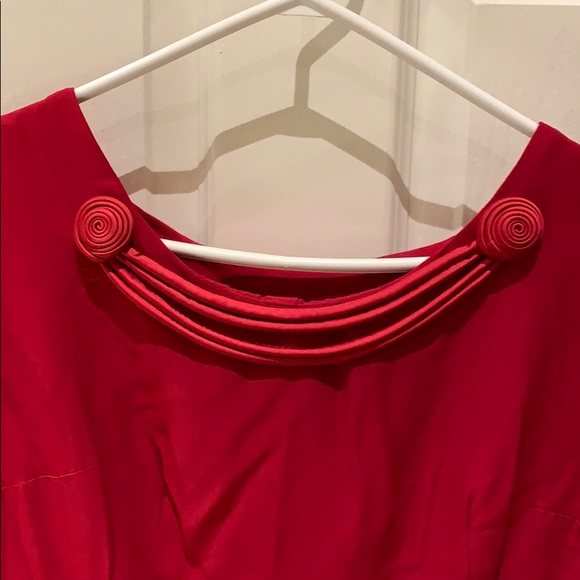 Vintage red dress - Picture 3 of 10